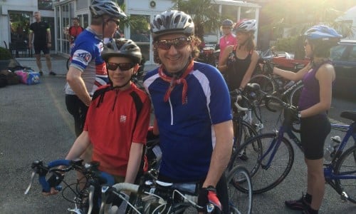 Ken Bluestone raising money for Age International through a charity bike ride