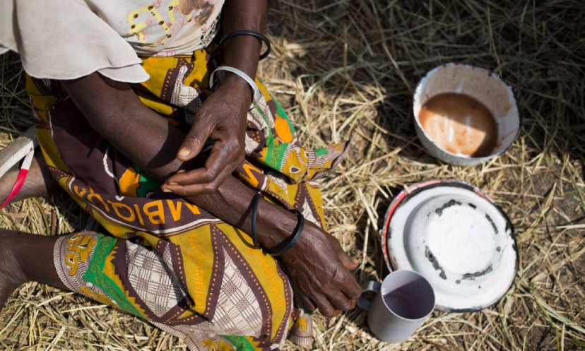 woman preparing food